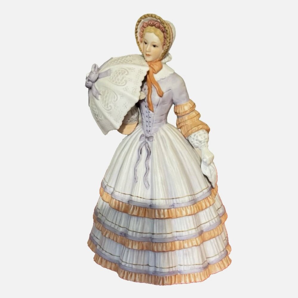 Share LENOX Lady Collection SPRINGTIME PROMENADE 1 Figurine FRENCH Vintage Sculp